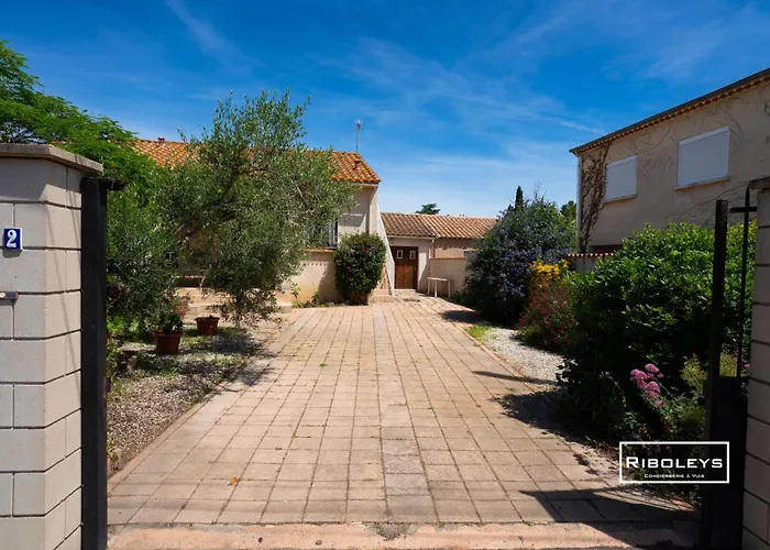 Riboleys - Maison Avec Clim Et Grand Jardin Vakantiehuis Vias